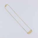 GIVENCHY Necklace Metal 4 Set Gold Tone Auth SW2855-2