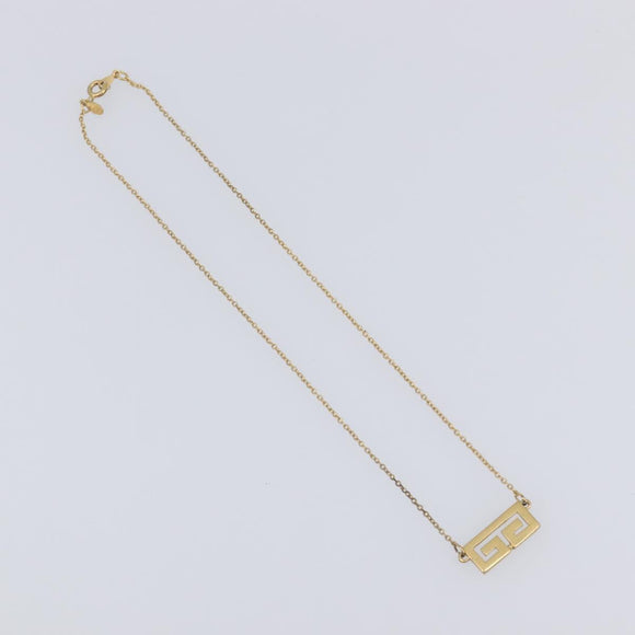 GIVENCHY Necklace Metal 4 Set Gold Tone Auth SW2855