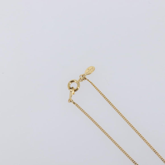 GIVENCHY Necklace Metal 4 Set Gold Tone Auth SW2855