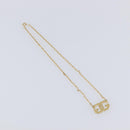 GIVENCHY Necklace Metal 4 Set Gold Tone Auth SW2855-23