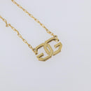 GIVENCHY Necklace Metal 4 Set Gold Tone Auth SW2855-24