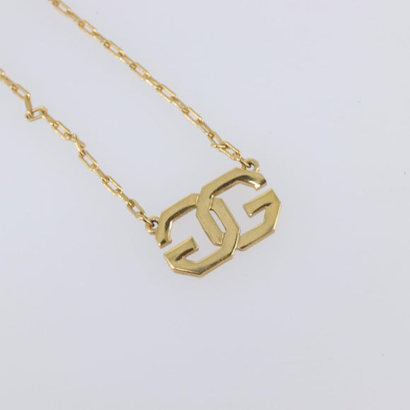 GIVENCHY Necklace Metal 4 Set Gold Tone Auth SW2855