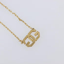 GIVENCHY Necklace Metal 4 Set Gold Tone Auth SW2855-29