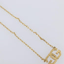 GIVENCHY Necklace Metal 4 Set Gold Tone Auth SW2855-30