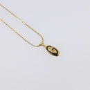 GIVENCHY Necklace Metal 4 Set Gold Tone Auth SW2855-34