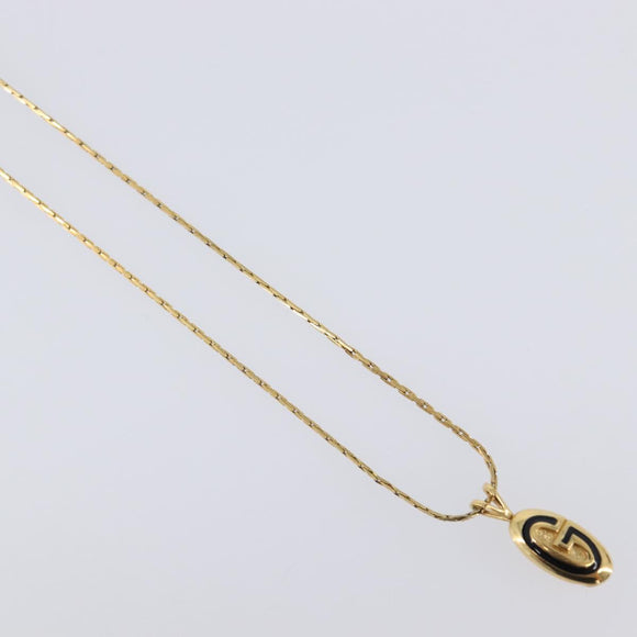 GIVENCHY Necklace Metal 4 Set Gold Tone Auth SW2855