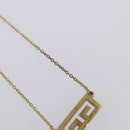 GIVENCHY Necklace Metal 4 Set Gold Tone Auth SW2855-9