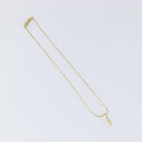GIVENCHY Necklace Metal 4 Set Silver Gold Tone Auth SW2856-12