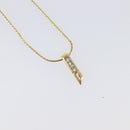 GIVENCHY Necklace Metal 4 Set Silver Gold Tone Auth SW2856-13