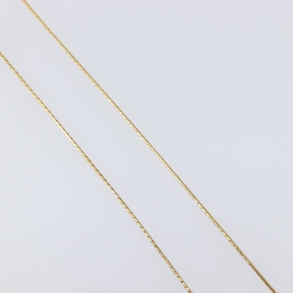 GIVENCHY Necklace Metal 4 Set Silver Gold Tone Auth SW2856
