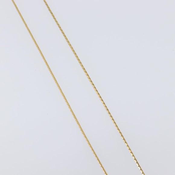 GIVENCHY Necklace Metal 4 Set Silver Gold Tone Auth SW2856