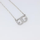 GIVENCHY Necklace Metal 4 Set Silver Gold Tone Auth SW2856-24