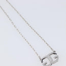GIVENCHY Necklace Metal 4 Set Silver Gold Tone Auth SW2856-25