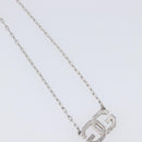 GIVENCHY Necklace Metal 4 Set Silver Gold Tone Auth SW2856-30