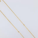 GIVENCHY Necklace Metal 4 Set Silver Gold Tone Auth SW2856-36