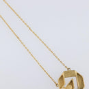 GIVENCHY Necklace Metal 4 Set Silver Gold Tone Auth SW2856-40