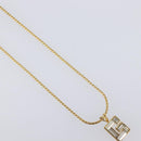 GIVENCHY Necklace Metal 4 Set Gold Tone Auth SW2857-14