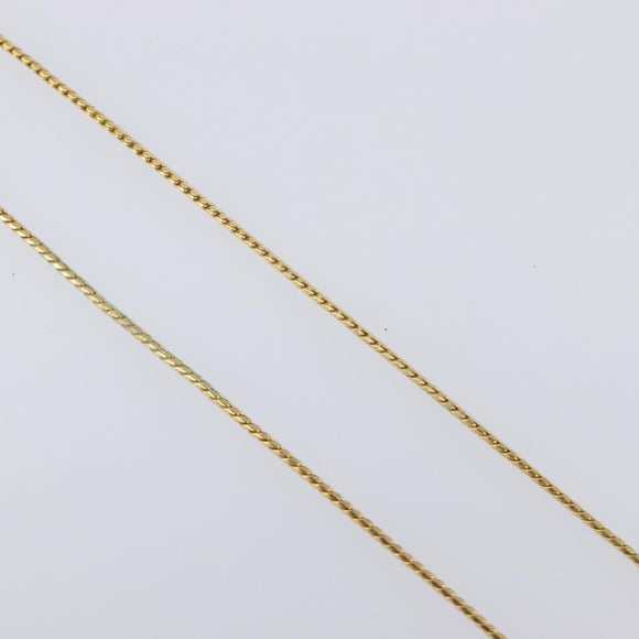 GIVENCHY Necklace Metal 4 Set Gold Tone Auth SW2857