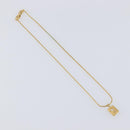 GIVENCHY Necklace Metal 4 Set Gold Tone Auth SW2857-17