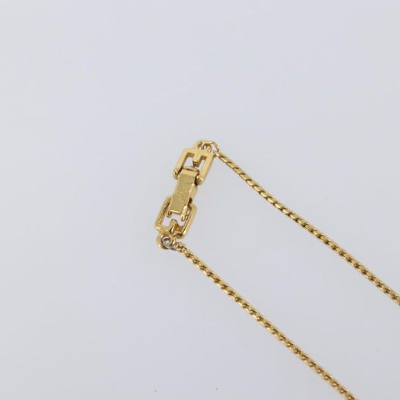 GIVENCHY Necklace Metal 4 Set Gold Tone Auth SW2857