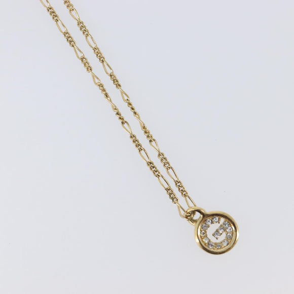 GIVENCHY Necklace Metal 4 Set Gold Tone Auth SW2857