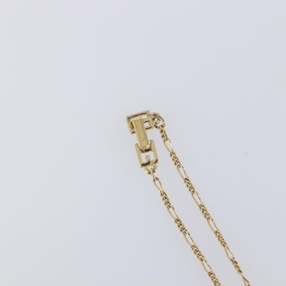 GIVENCHY Necklace Metal 4 Set Gold Tone Auth SW2857
