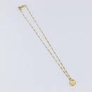 GIVENCHY Necklace Metal 4 Set Gold Tone Auth SW2857-28