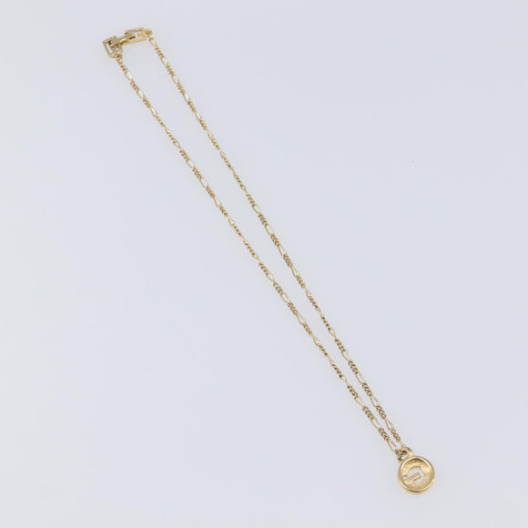 GIVENCHY Necklace Metal 4 Set Gold Tone Auth SW2857