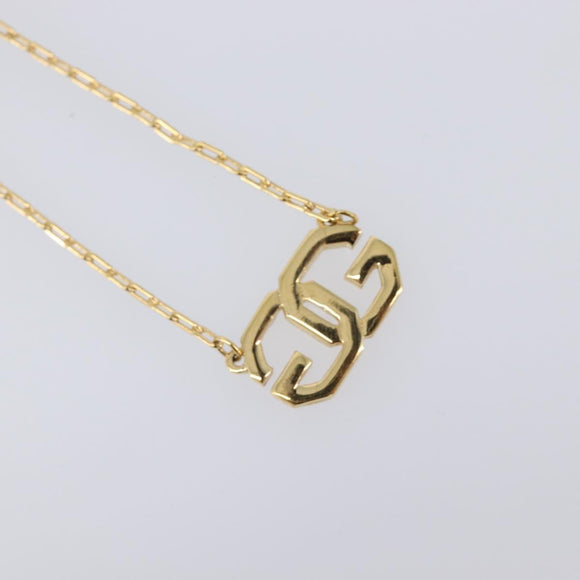 GIVENCHY Necklace Metal 4 Set Gold Tone Auth SW2857