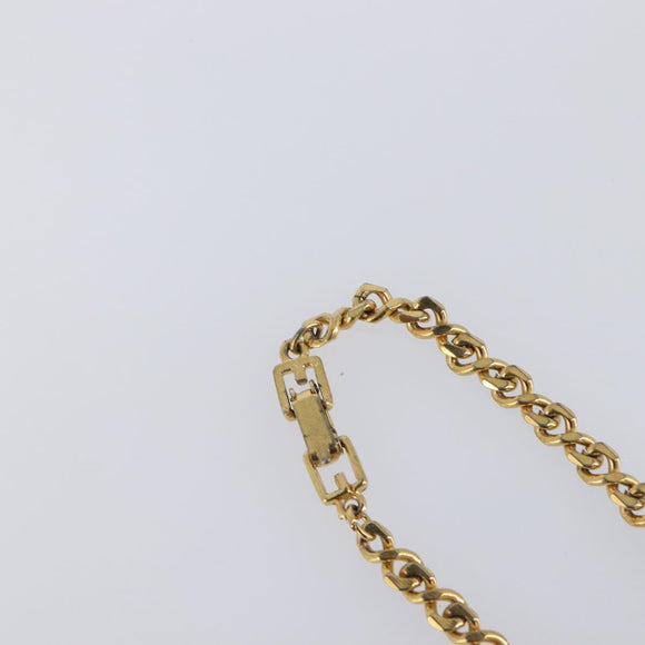 GIVENCHY Necklace Metal 4 Set Gold Tone Auth SW2857
