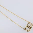 GIVENCHY Necklace Metal 4 Set Gold Tone Auth SW2857-4
