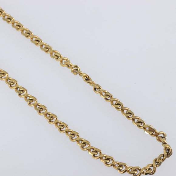 GIVENCHY Necklace Metal 4 Set Gold Tone Auth SW2857
