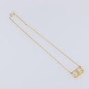 GIVENCHY Necklace Metal 4 Set Gold Tone Auth SW2857-7