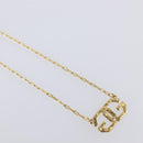 GIVENCHY Necklace Metal 4 Set Gold Tone Auth SW2857-9