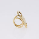 Salvatore Ferragamo Vala Scarf Ring Metal Gold Tone Auth SW2861V-5