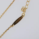 Salvatore Ferragamo Gancini Necklace metal Gold Tone Auth SW2862M-10