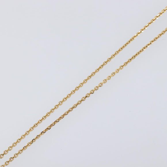 Salvatore Ferragamo Gancini Necklace metal Gold Tone Auth SW2862M