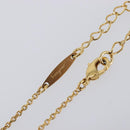 Salvatore Ferragamo Gancini Necklace metal Gold Tone Auth SW2862M-18