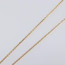 Salvatore Ferragamo Gancini Necklace metal Gold Tone Auth SW2862M-6