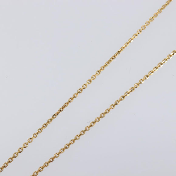 Salvatore Ferragamo Gancini Necklace metal Gold Tone Auth SW2862M