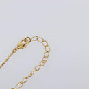 Salvatore Ferragamo Gancini Necklace metal Gold Tone Auth SW2862M-8