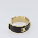 Salvatore Ferragamo Bangle Metal 2 Set Silver Black Auth SW2865-11