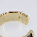 Salvatore Ferragamo Bangle Metal 2 Set Silver Black Auth SW2865-15