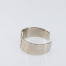 Salvatore Ferragamo Bangle Metal 2 Set Silver Black Auth SW2865-4