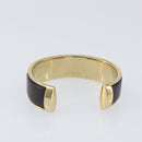 Salvatore Ferragamo Bangle Metal 2 Set Silver Black Auth SW2865-9
