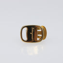 Salvatore Ferragamo Vala Earring Metal Gold Tone Auth SW2870-2