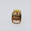 Salvatore Ferragamo Vala Earring Metal Gold Tone Auth SW2870-6