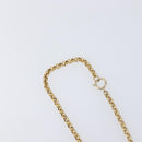 Salvatore Ferragamo Choker Necklace Metal 3 Set Gold Tone Auth SW2871-11