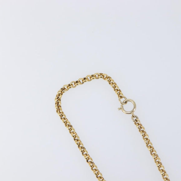 Salvatore Ferragamo Choker Necklace Metal 3 Set Gold Tone Auth SW2871
