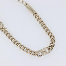 Salvatore Ferragamo Choker Necklace Metal 3 Set Gold Tone Auth SW2871-14
